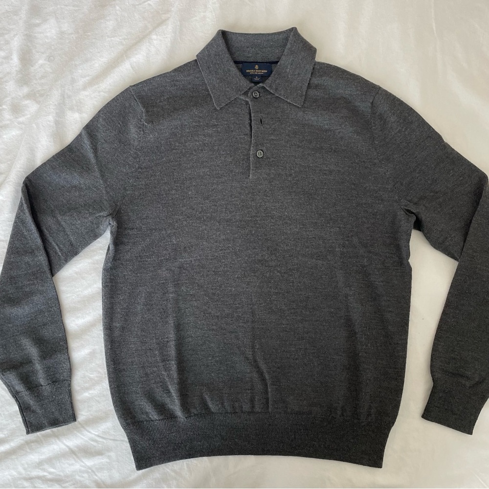 Banana Republic Merino polo sweater small